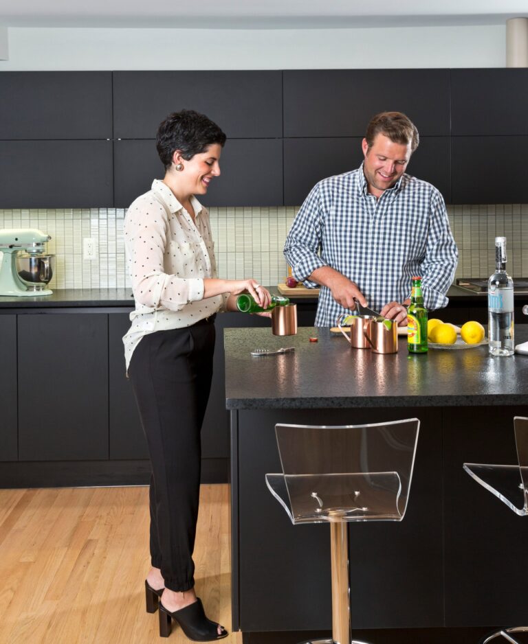 This Scavolini Dealer’s Home Kitchen Will Have You Craving Matte Black