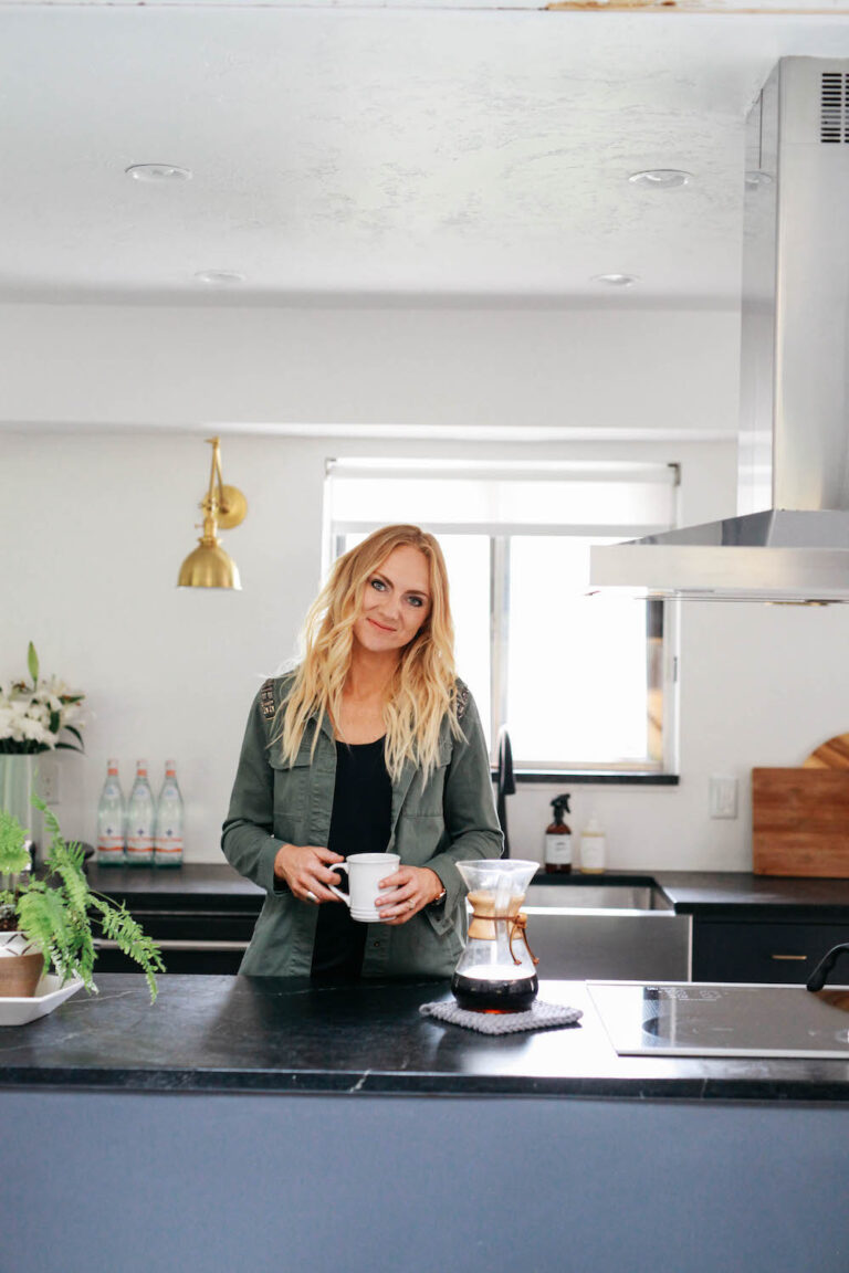 Kirsten Grove Unveils Her Waxed Soapstone Kitchen Reno (and it is dreamy)