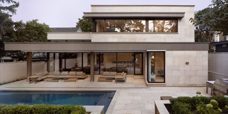 Toronto Modern Limestone Home