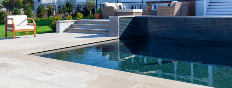 Coastal Limestone Pool & Patio